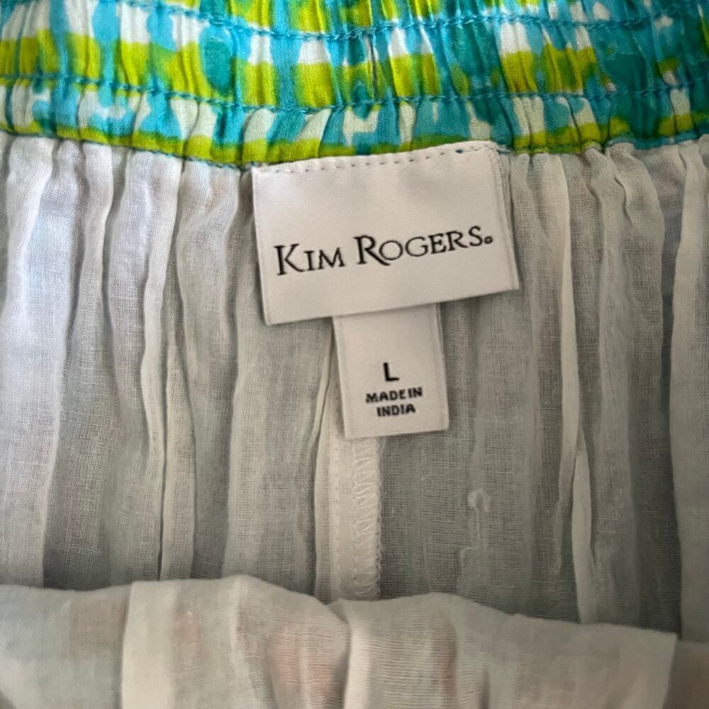 Kim Rogers Women's Tiered Festival Boho Hippie Gypsy Skirt  Large 100% Cotton - Picture 3 of 7